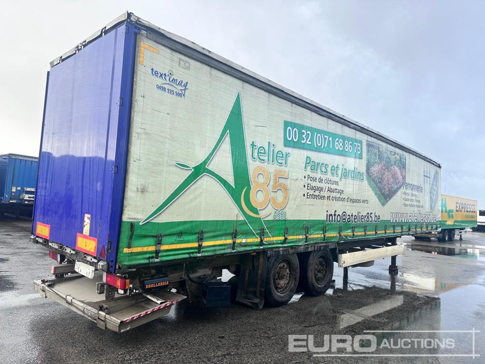 Krone Curtainsider Trailer, 2 Axle, Taillift (Belgium Reg. Docs) - Tenteli dorse: fotoğraf 3 Krone Curtainsider Trailer, 2 Axle, Taillift (Belgium Reg. Docs) - Tenteli dorse: fotoğraf 3