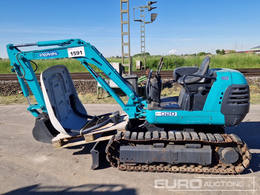 Kubota K020 - Mini ekskavatör: fotoğraf 2 Kubota K020 - Mini ekskavatör: fotoğraf 2