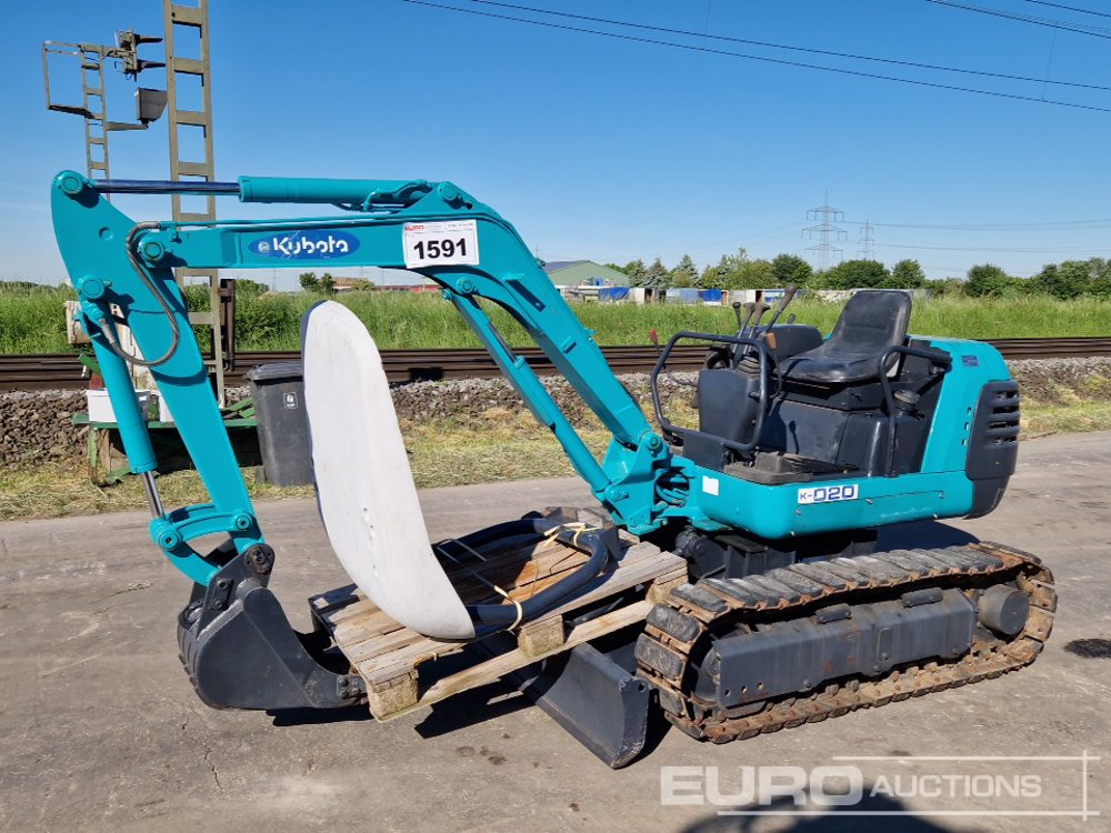 Kubota K020 - Mini ekskavatör: fotoğraf 1 Kubota K020 - Mini ekskavatör: fotoğraf 1