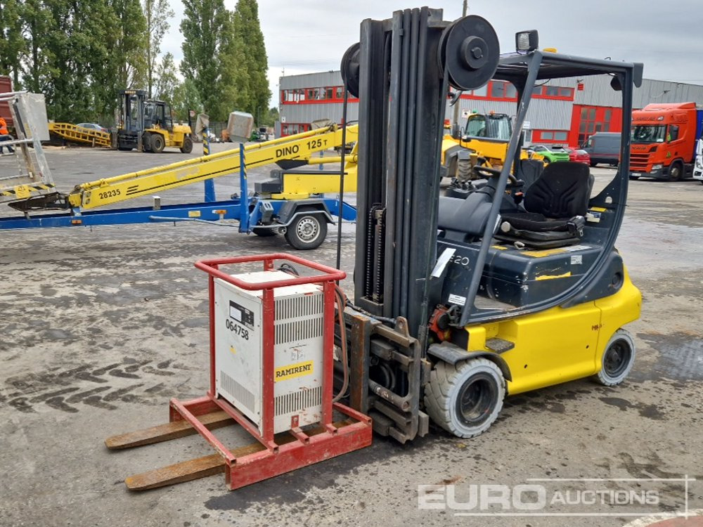Linde E20P - Elektrikli forklift: fotoğraf 1 Linde E20P - Elektrikli forklift: fotoğraf 1