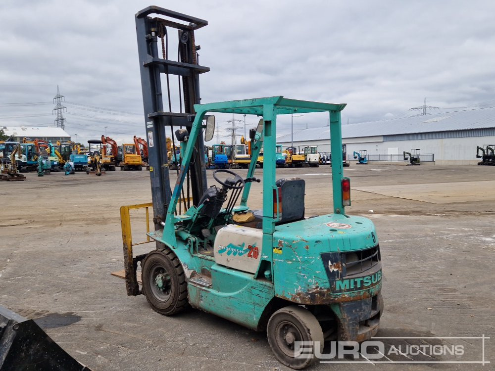 Mitsubishi FD20 - Forklift: fotoğraf 3 Mitsubishi FD20 - Forklift: fotoğraf 3