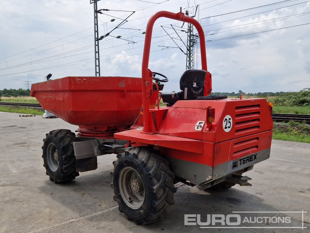 Terex 6 Ton Swivel Skip Dumper, Roll Bar - Mini damperli kamyon: fotoğraf 4 Terex 6 Ton Swivel Skip Dumper, Roll Bar - Mini damperli kamyon: fotoğraf 4