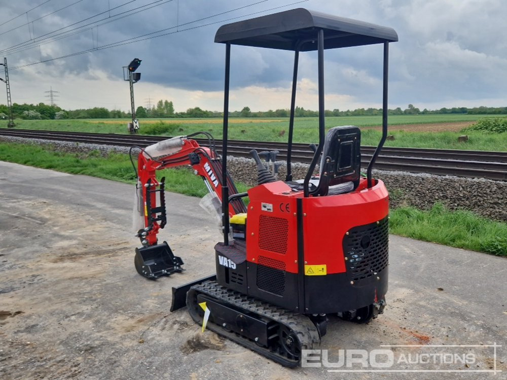 Unused 2025 Miva VA15 - Mini ekskavatör: fotoğraf 3 Unused 2025 Miva VA15 - Mini ekskavatör: fotoğraf 3
