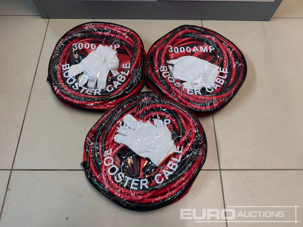 Unused 3000Amp 6 Metre Jump Leads (3 of) - İnşaat ekipmanı: fotoğraf 2 Unused 3000Amp 6 Metre Jump Leads (3 of) - İnşaat ekipmanı: fotoğraf 2