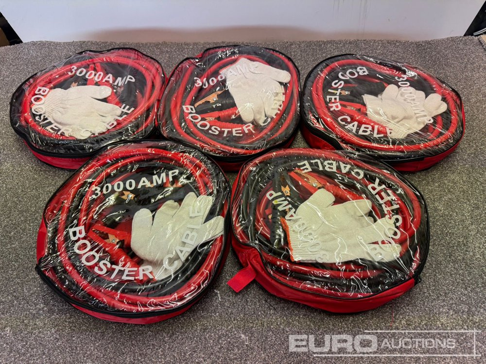 Unused 3000Amp 6 Metre Jump Leads (5 of) - İnşaat ekipmanı: fotoğraf 2 Unused 3000Amp 6 Metre Jump Leads (5 of) - İnşaat ekipmanı: fotoğraf 2