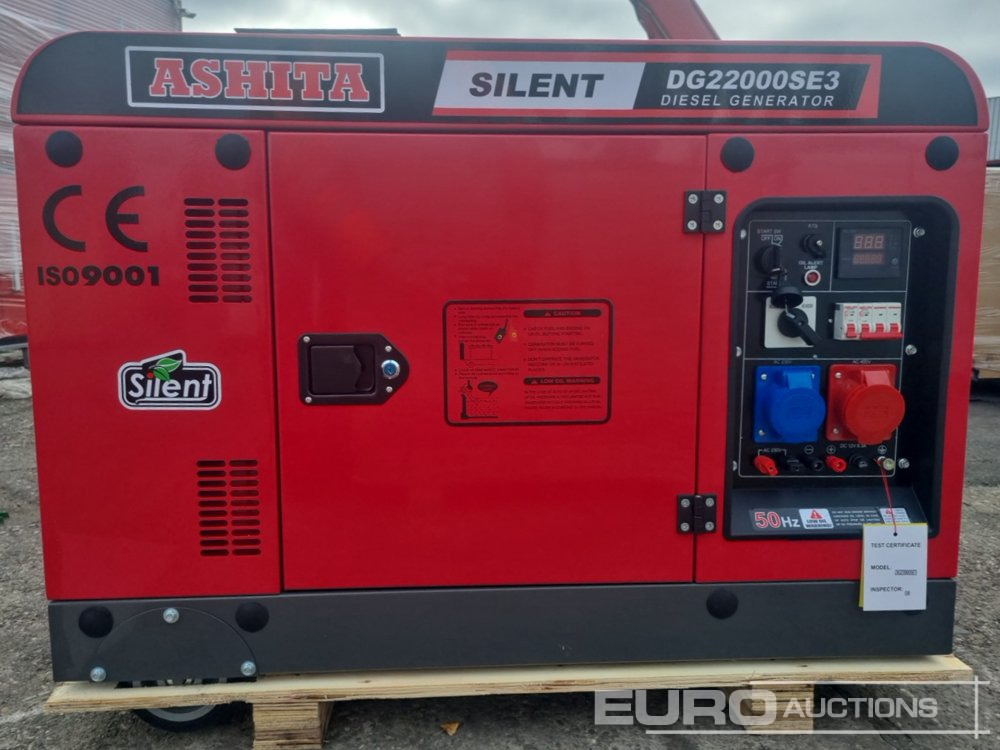 Unused Ashita Power DG22000SE3 - Elektrikli jeneratör: fotoğraf 3 Unused Ashita Power DG22000SE3 - Elektrikli jeneratör: fotoğraf 3