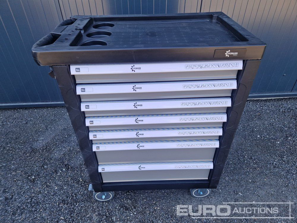 Unused Erdmann XXl Edition 7 Drawer Tool Cabinet c/w Profi Tools - Garaj ekipman: fotoğraf 3 Unused Erdmann XXl Edition 7 Drawer Tool Cabinet c/w Profi Tools - Garaj ekipman: fotoğraf 3