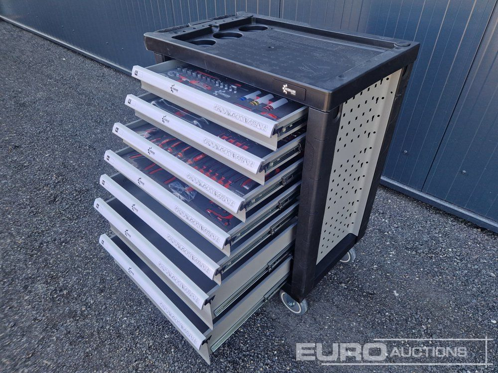 Unused Erdmann XXl Edition 7 Drawer Tool Cabinet c/w Profi Tools - Garaj ekipman: fotoğraf 1 Unused Erdmann XXl Edition 7 Drawer Tool Cabinet c/w Profi Tools - Garaj ekipman: fotoğraf 1