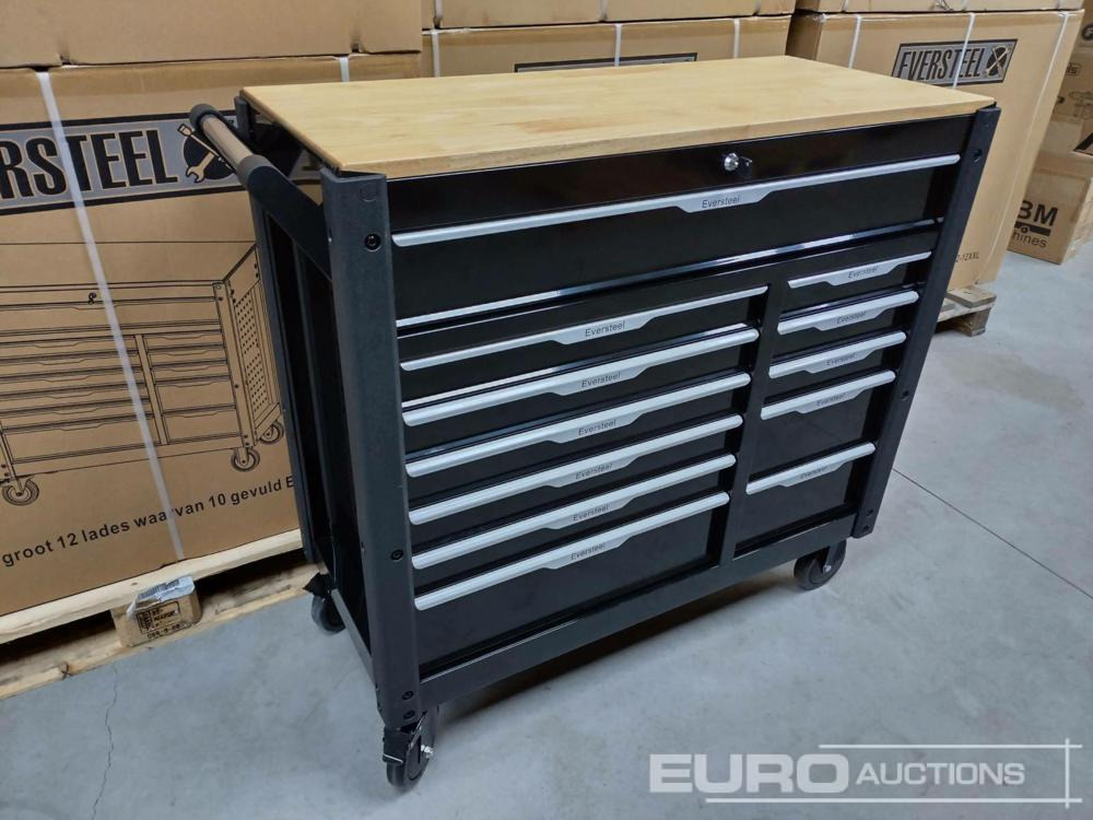 Unused Eversteel EV22-12XXL Tool Cabinet, 12 Drawers incl. Heavy Duty Truck Tools - Garaj ekipman: fotoğraf 2 Unused Eversteel EV22-12XXL Tool Cabinet, 12 Drawers incl. Heavy Duty Truck Tools - Garaj ekipman: fotoğraf 2