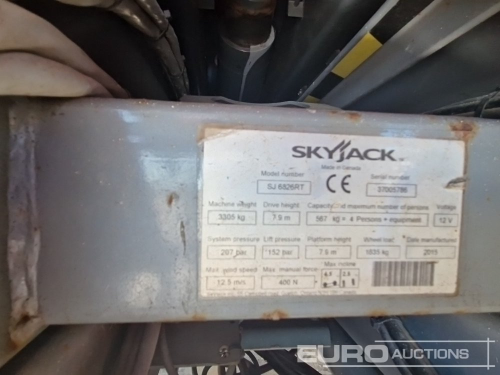 Araçüstü platform 2015 SkyJack SJ6826RT: fotoğraf 23