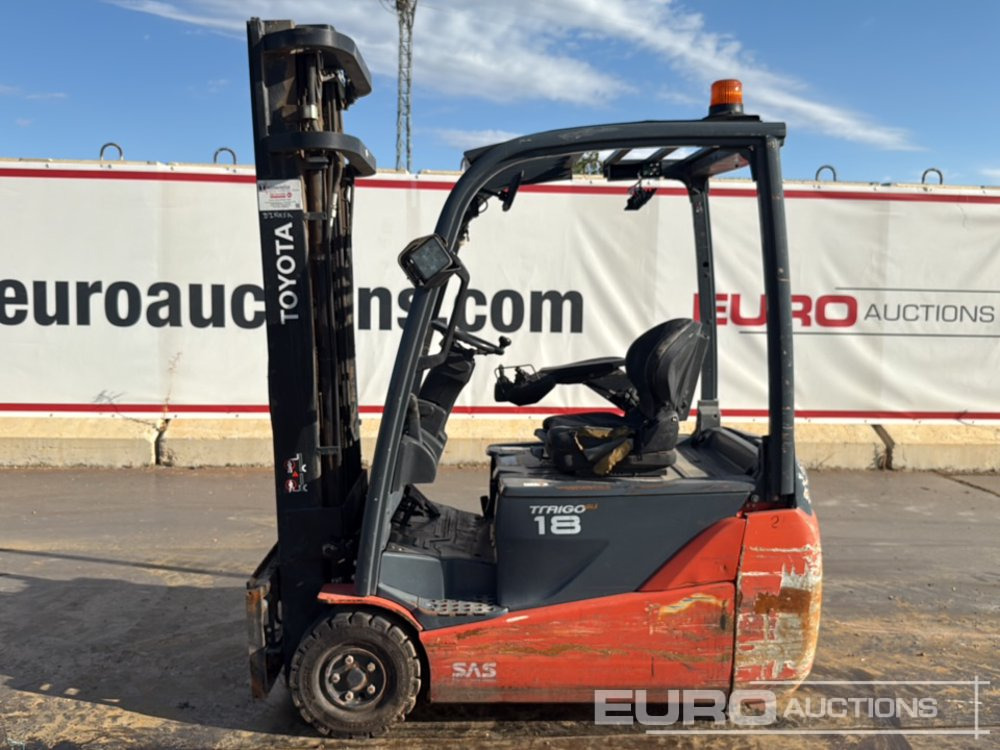 2015 Toyota 8FBET18 - Elektrikli forklift: fotoğraf 2 2015 Toyota 8FBET18 - Elektrikli forklift: fotoğraf 2