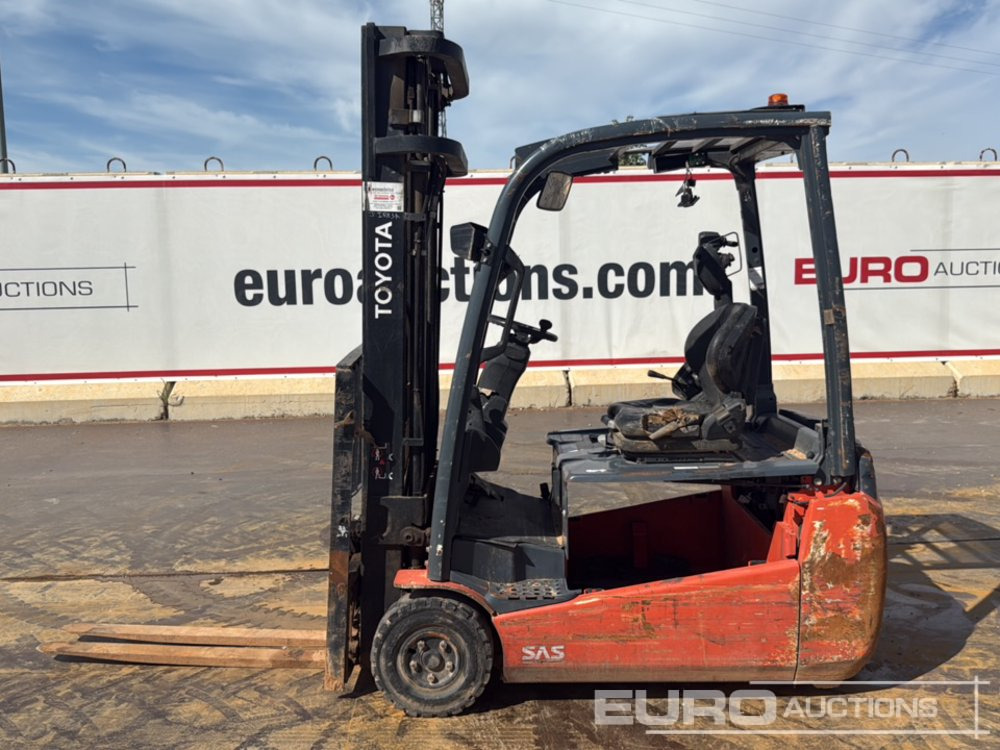 2015 Toyota 8FBET18 - Elektrikli forklift: fotoğraf 2 2015 Toyota 8FBET18 - Elektrikli forklift: fotoğraf 2