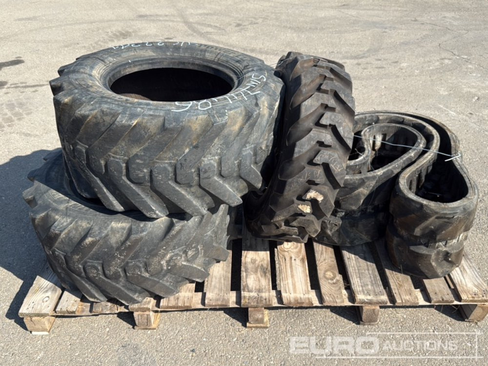 Pallet of Tyres 10.5/80-18, 400/70-20 (2 of), Rubber Track to Suit 6 Ton Excavator - İnşaat ekipmanı: fotoğraf 5 Pallet of Tyres 10.5/80-18, 400/70-20 (2 of), Rubber Track to Suit 6 Ton Excavator - İnşaat ekipmanı: fotoğraf 5