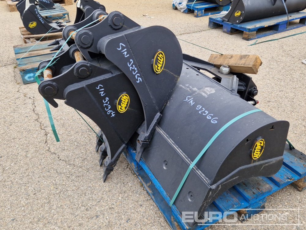 Unused 2024 Geith AT2.8R-1200SR 48" Tilt Ditching Bucket, H03-0450 18" Digging Bucket, H03-0300 12" Digging Bucket 35mm Pin to suit Mini / Conjunto Cazos Excavator - Kova: fotoğraf 4 Unused 2024 Geith AT2.8R-1200SR 48" Tilt Ditching Bucket, H03-0450 18" Digging Bucket, H03-0300 12" Digging Bucket 35mm Pin to suit Mini / Conjunto Cazos Excavator - Kova: fotoğraf 4
