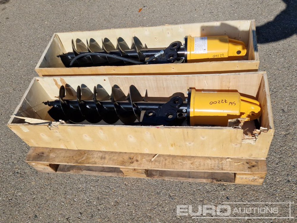 Unused KV200 Auger to suit Mini Excavator (2 of) / Ahoyador (2 of) - Toprak burgu makinasi - Mini ekskavatör: fotoğraf 2 Unused KV200 Auger to suit Mini Excavator (2 of) / Ahoyador (2 of) - Toprak burgu makinasi - Mini ekskavatör: fotoğraf 2