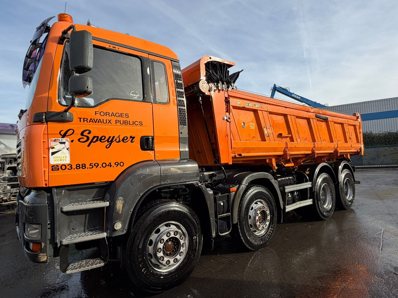 Camion benne arrière MAN avec benne Meiller BC-823-PC - Damperli kamyon: fotoğraf 4 Camion benne arrière MAN avec benne Meiller BC-823-PC - Damperli kamyon: fotoğraf 4