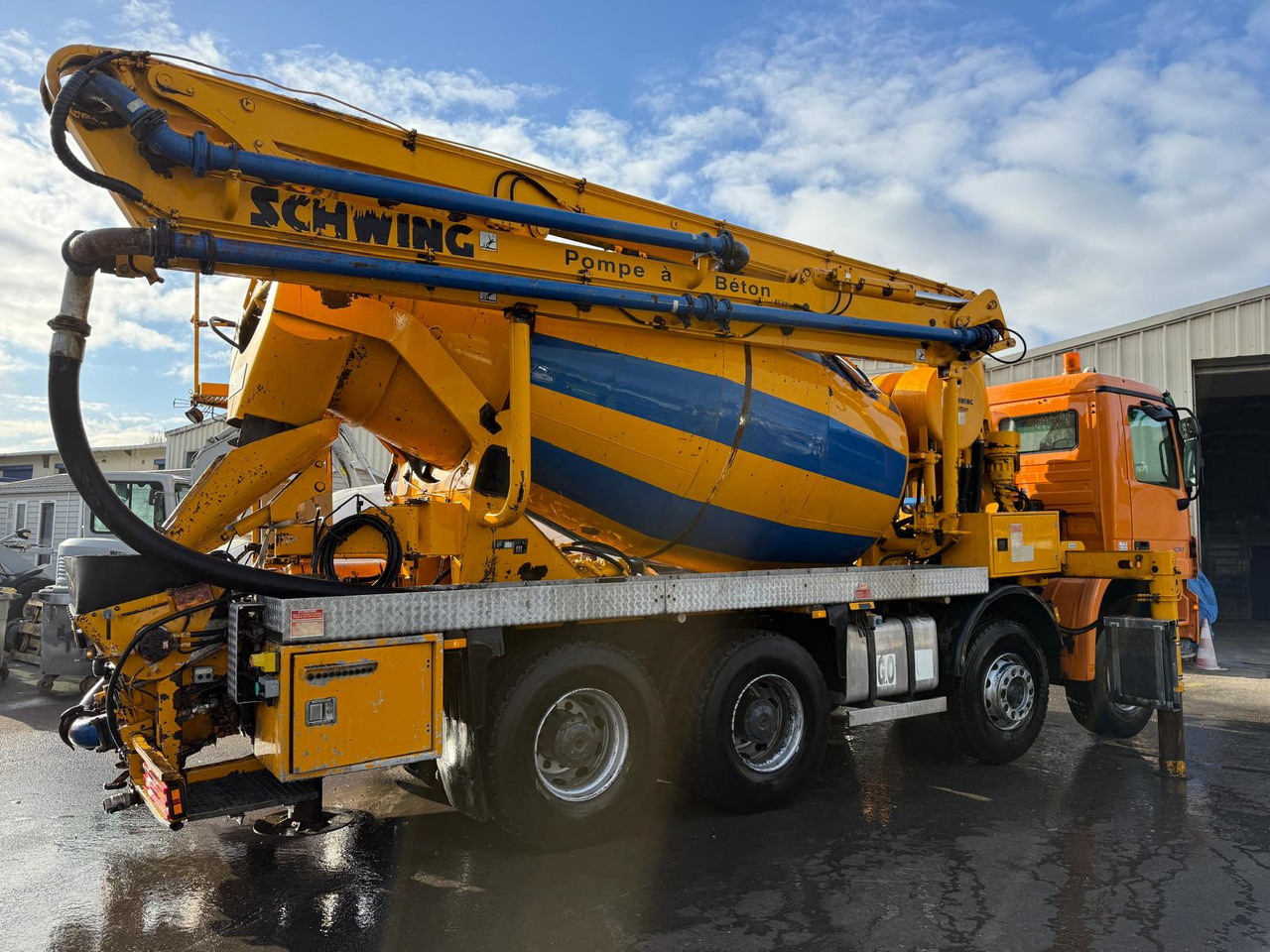 Camion pumi Mercedes Benz Actros 3241 BA-654-EE - Mobil beton pompası: fotoğraf 4 Camion pumi Mercedes Benz Actros 3241 BA-654-EE - Mobil beton pompası: fotoğraf 4