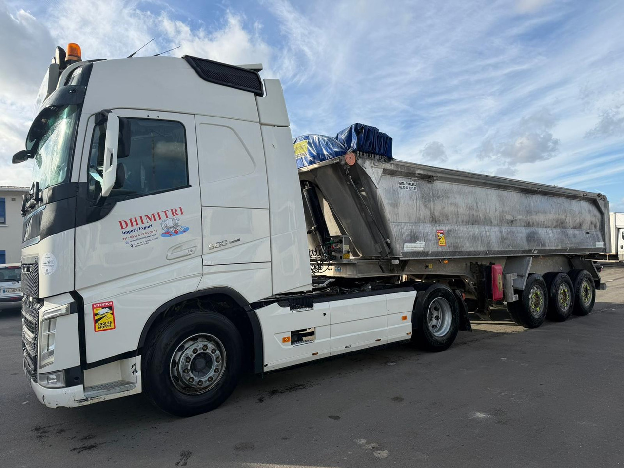 Ensemble tracteur + semi benne arrière DL-666-MB - Çekici, Damperli dorse: fotoğraf 2 Ensemble tracteur + semi benne arrière DL-666-MB - Çekici, Damperli dorse: fotoğraf 2