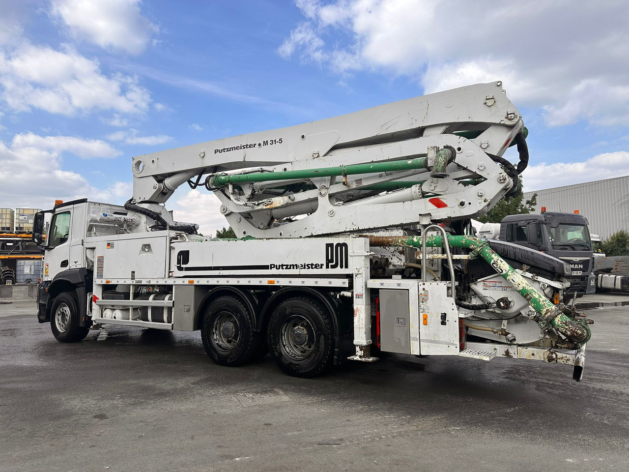 Pompe à béton PUTZ 31m avec cabine Mercedes-Benz Arocs 2636 DZ-389-XG - Mobil beton pompası: fotoğraf 4 Pompe à béton PUTZ 31m avec cabine Mercedes-Benz Arocs 2636 DZ-389-XG - Mobil beton pompası: fotoğraf 4