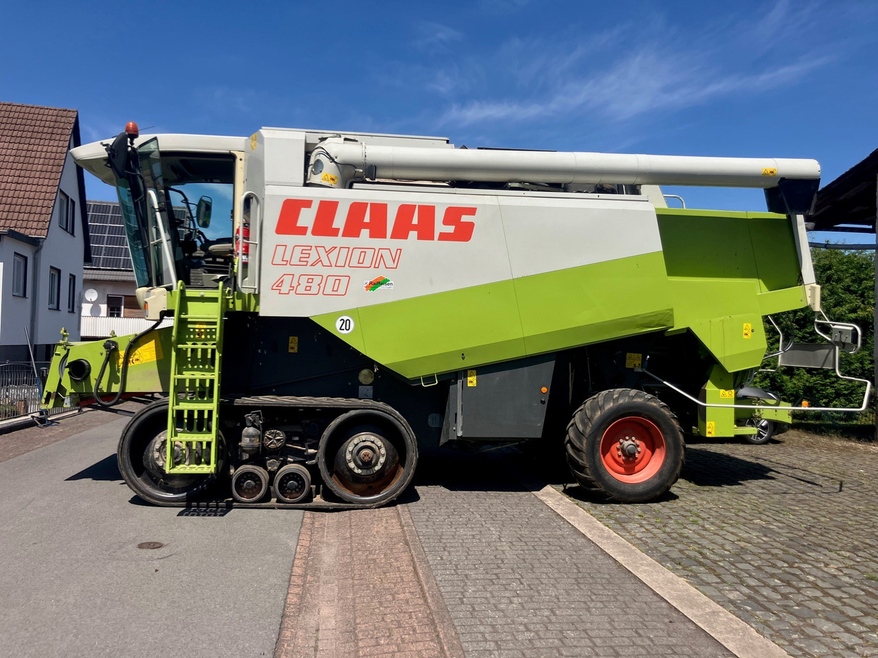 Claas Lexion 480 Terra Trac - Biçerdöver: fotoğraf 1 Claas Lexion 480 Terra Trac - Biçerdöver: fotoğraf 1
