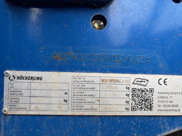 Köckerling Rebell Classic 1050 T - Disk tırmığı: fotoğraf 2 Köckerling Rebell Classic 1050 T - Disk tırmığı: fotoğraf 2