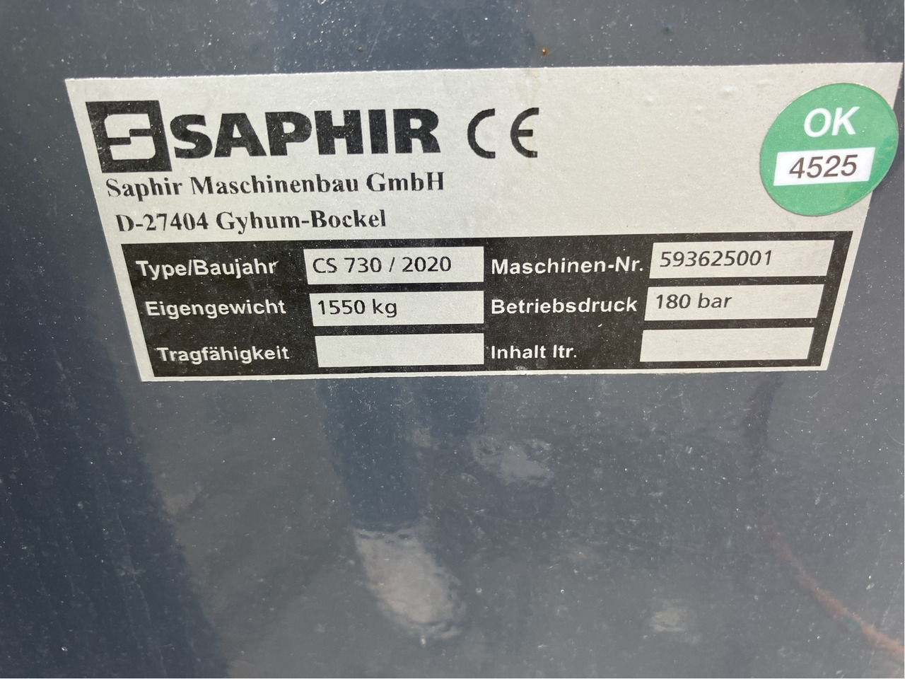 Saphir Strohstriegel CleanStar 730 - Toprak işleme makinesi: fotoğraf 3 Saphir Strohstriegel CleanStar 730 - Toprak işleme makinesi: fotoğraf 3