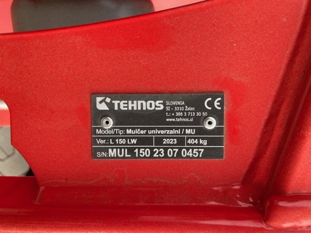 Tehnos Mulcher MUL 150 LW - Sap parçalama makinası: fotoğraf 2 Tehnos Mulcher MUL 150 LW - Sap parçalama makinası: fotoğraf 2