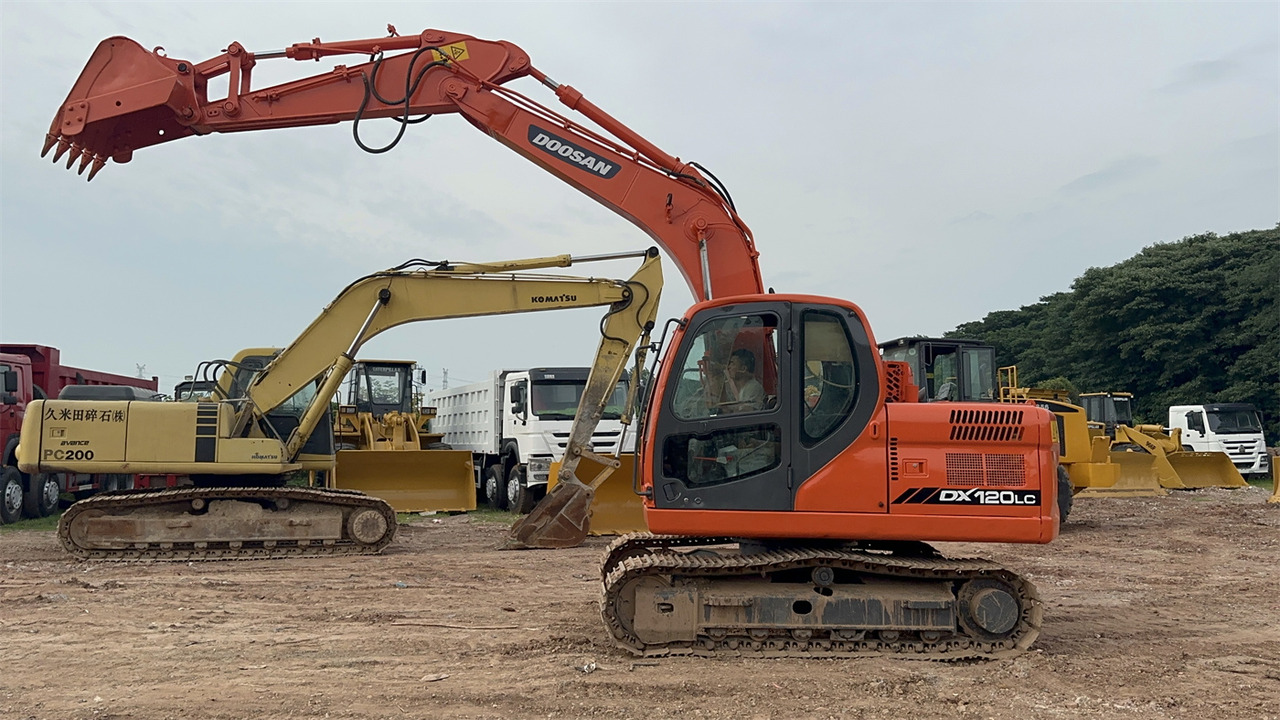 Doosan DX120 - Paletli ekskavatör: fotoğraf 1 Doosan DX120 - Paletli ekskavatör: fotoğraf 1