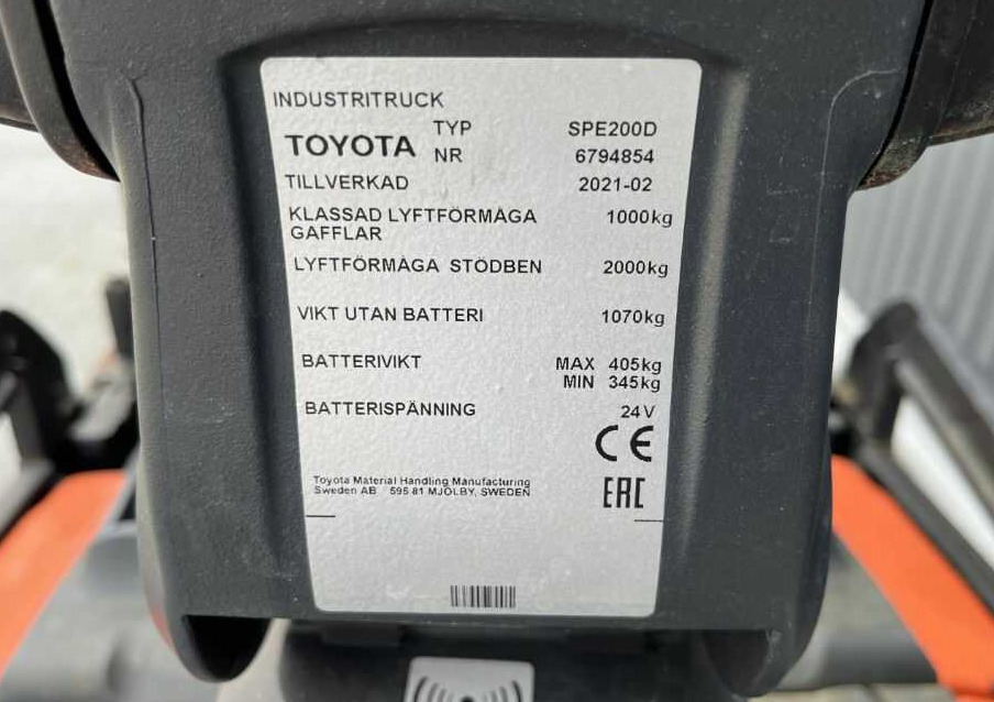 BT SPE200D - Istif makinası: fotoğraf 4 BT SPE200D - Istif makinası: fotoğraf 4