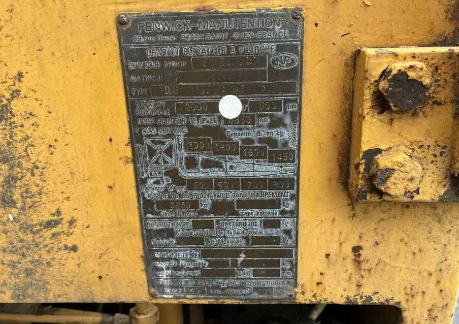 Fenwick DAP205 - Dizel forklift: fotoğraf 4 Fenwick DAP205 - Dizel forklift: fotoğraf 4