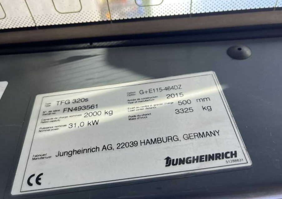 Jungheinrich TFG320s - LPG forklift: fotoğraf 4 Jungheinrich TFG320s - LPG forklift: fotoğraf 4