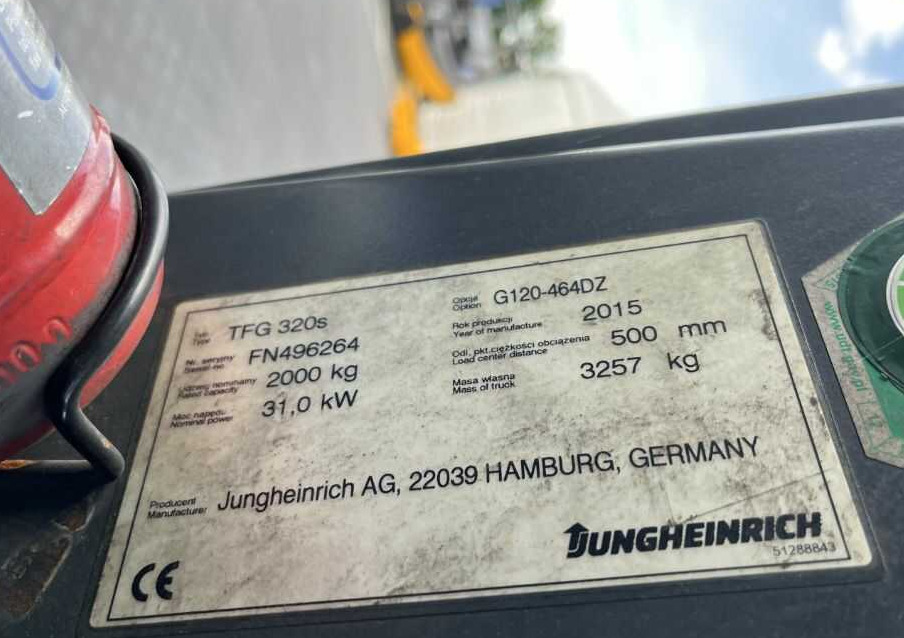 Jungheinrich TFG320s - LPG forklift: fotoğraf 4 Jungheinrich TFG320s - LPG forklift: fotoğraf 4