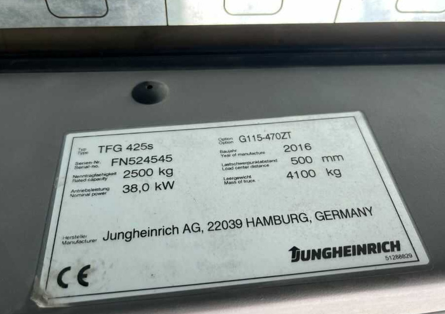 Jungheinrich TFG425s - LPG forklift: fotoğraf 4 Jungheinrich TFG425s - LPG forklift: fotoğraf 4