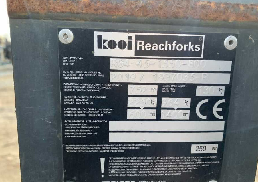 Kooi RG4-45-1550 - Bom - Malzeme taşıma ekipmanı: fotoğraf 4 Kooi RG4-45-1550 - Bom - Malzeme taşıma ekipmanı: fotoğraf 4