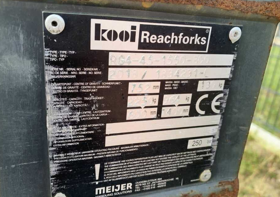 Kooi RG4-45-1550 - Bom - Malzeme taşıma ekipmanı: fotoğraf 4 Kooi RG4-45-1550 - Bom - Malzeme taşıma ekipmanı: fotoğraf 4
