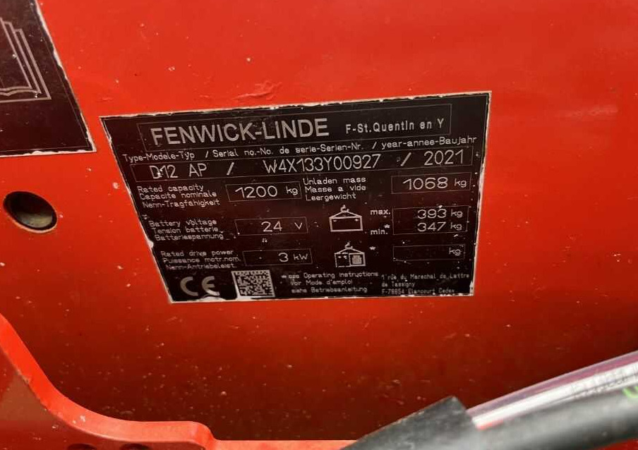 Linde D12AP - Istif makinası: fotoğraf 4 Linde D12AP - Istif makinası: fotoğraf 4