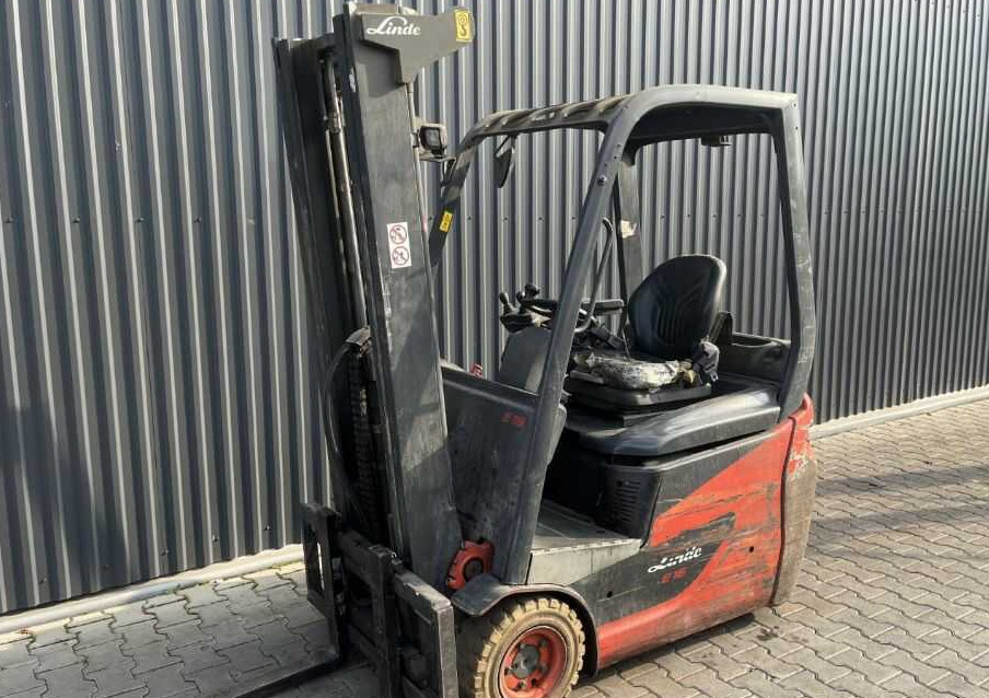 Linde E16C - Elektrikli forklift: fotoğraf 1 Linde E16C - Elektrikli forklift: fotoğraf 1