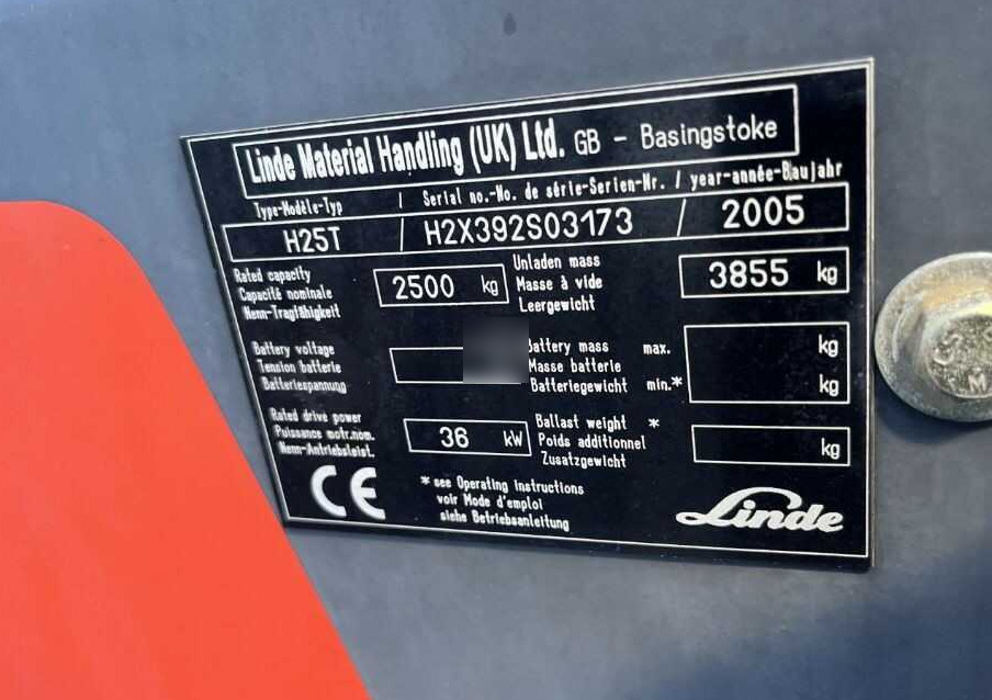 Linde H25T - LPG forklift: fotoğraf 4 Linde H25T - LPG forklift: fotoğraf 4