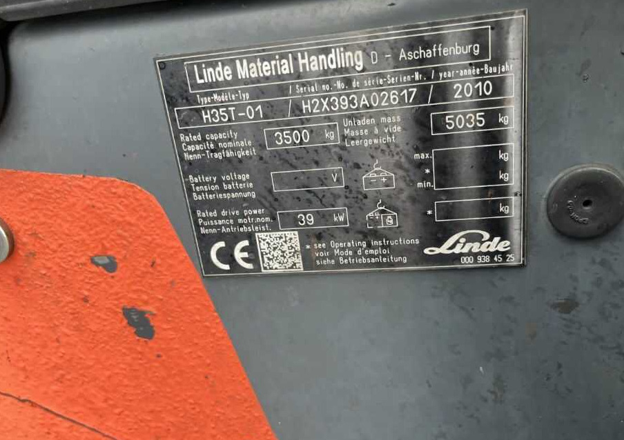 Linde H35T-01 - LPG forklift: fotoğraf 4 Linde H35T-01 - LPG forklift: fotoğraf 4