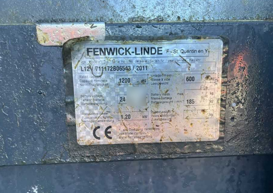 Linde L12 - Istif makinası: fotoğraf 4 Linde L12 - Istif makinası: fotoğraf 4