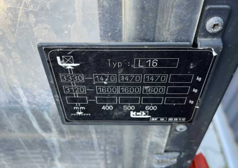 Linde L16 - Istif makinası: fotoğraf 5 Linde L16 - Istif makinası: fotoğraf 5