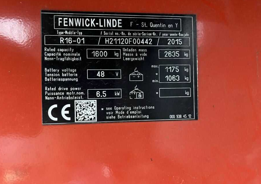 Linde R16 - Reach truck: fotoğraf 4 Linde R16 - Reach truck: fotoğraf 4