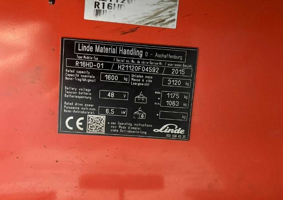 Linde R16HD-01 - Reach truck: fotoğraf 4 Linde R16HD-01 - Reach truck: fotoğraf 4