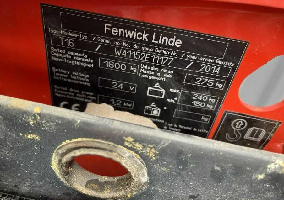 Linde T16 - Kullanılan transpalet: fotoğraf 4 Linde T16 - Kullanılan transpalet: fotoğraf 4