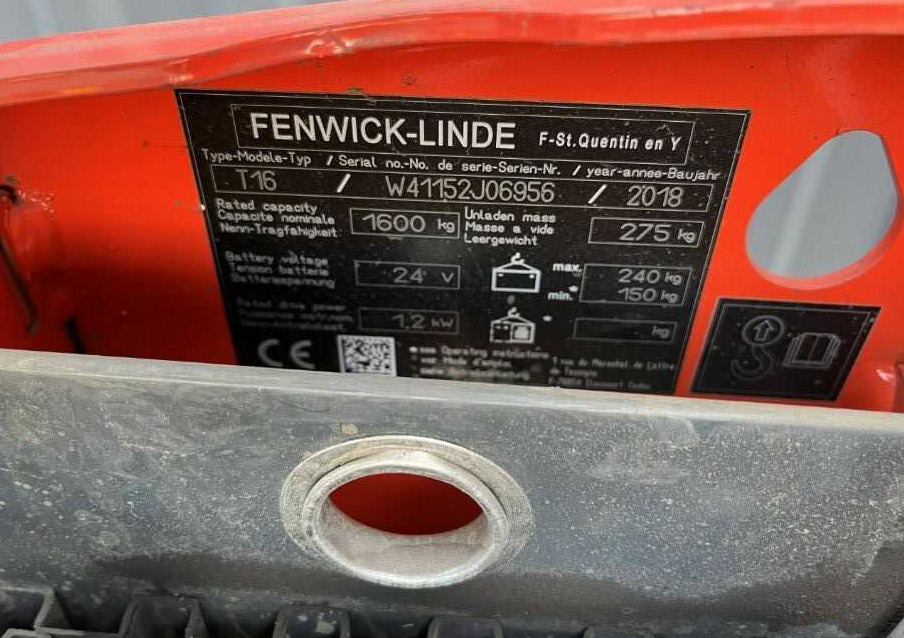 Linde T16 - Kullanılan transpalet: fotoğraf 4 Linde T16 - Kullanılan transpalet: fotoğraf 4