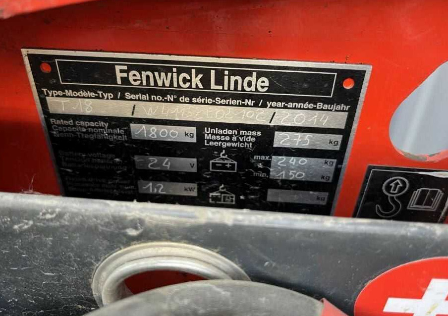 Linde T18 - Kullanılan transpalet: fotoğraf 4 Linde T18 - Kullanılan transpalet: fotoğraf 4