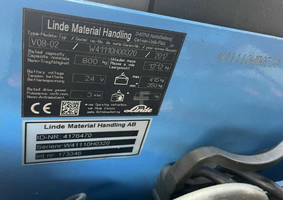Linde V08-02 - Sipariş hazırlama makinası: fotoğraf 4 Linde V08-02 - Sipariş hazırlama makinası: fotoğraf 4