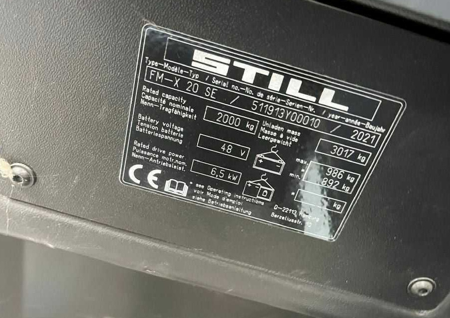 Still FMX20SE - Reach truck: fotoğraf 5 Still FMX20SE - Reach truck: fotoğraf 5