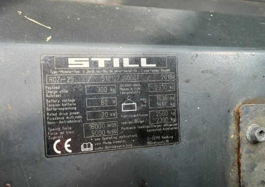 Still R07-25 - Akülü çekici: fotoğraf 4 Still R07-25 - Akülü çekici: fotoğraf 4