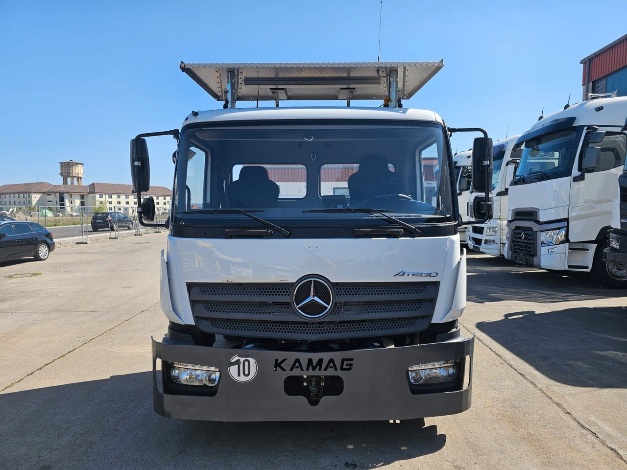 Mercedes-Benz KAMAG * WBH25 * UMSETZER * KLIMA * STANDHEIZ. * - Konteynır taşıyıcı/ Yedek karoser kamyon: fotoğraf 2 Mercedes-Benz KAMAG * WBH25 * UMSETZER * KLIMA * STANDHEIZ. * - Konteynır taşıyıcı/ Yedek karoser kamyon: fotoğraf 2